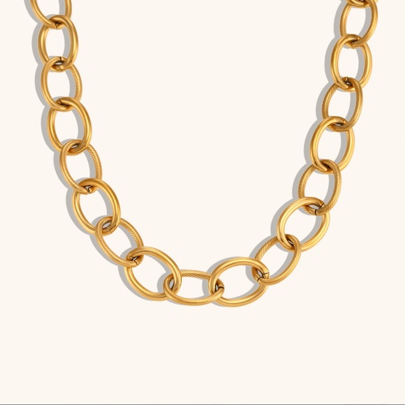 18K Gold Plated Necklace, Vintage Style Necklace, Bohemian Necklace - Picture 2 of 6